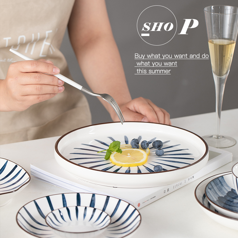 The Poly real view jingdezhen modern ipads China dinner dishes suit household contracted official day type style ceramic tableware