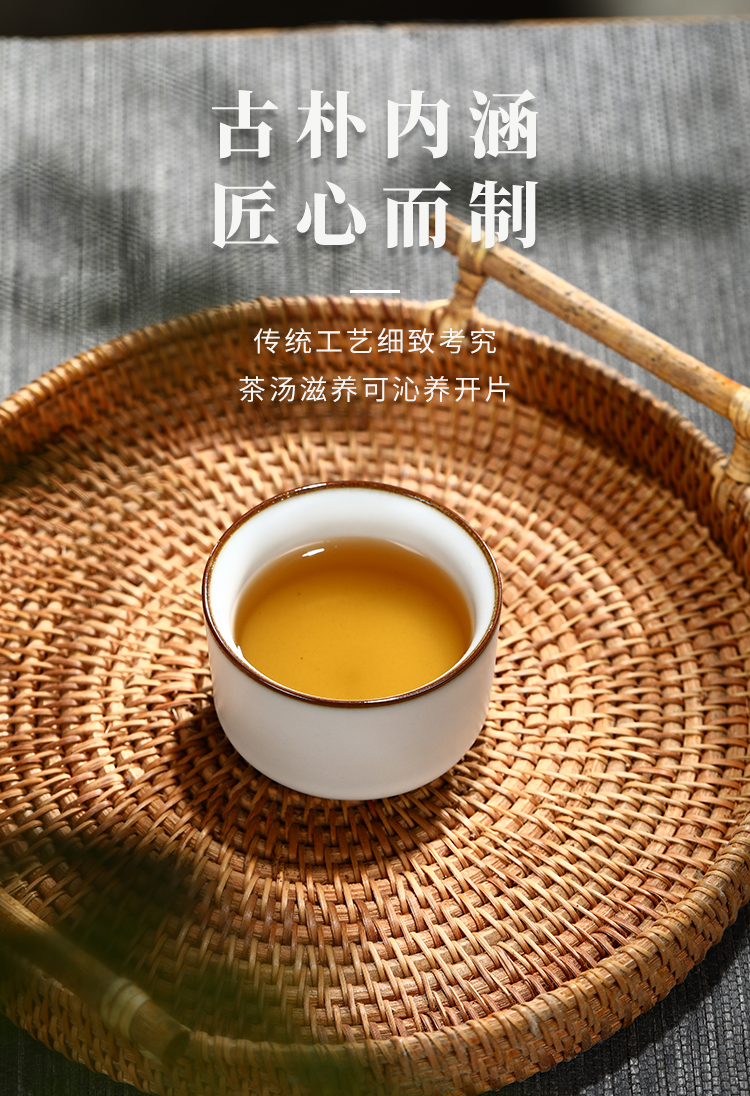 The Poly real scene between manual pressure hand cups kung fu masters cup large jingdezhen ceramics sample tea cup high - grade restoring ancient ways