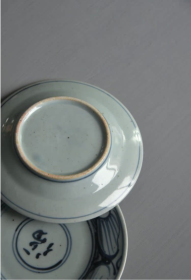 Poly real view jingdezhen factory goods antique porcelain pot of tea tray bearing restoring ancient ways pot cup mat