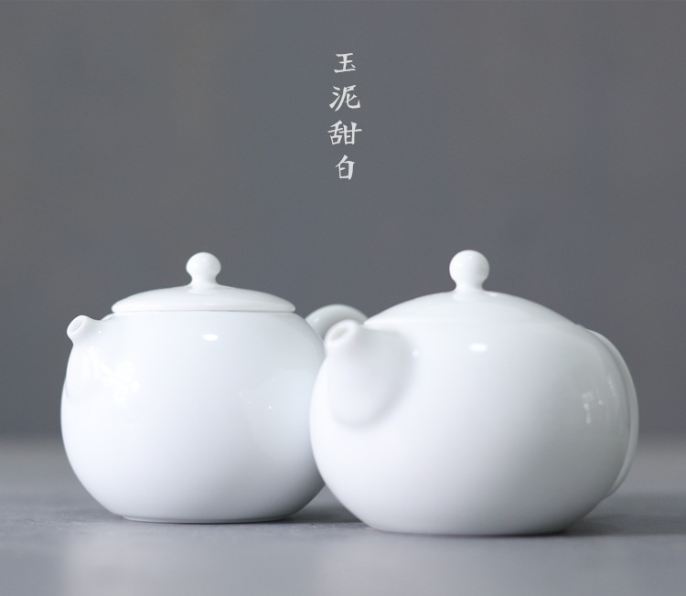 Poly real scene of jingdezhen porcelain ceramic teapot gentleman pot teapot shih pot enterprises customize LOGO decals