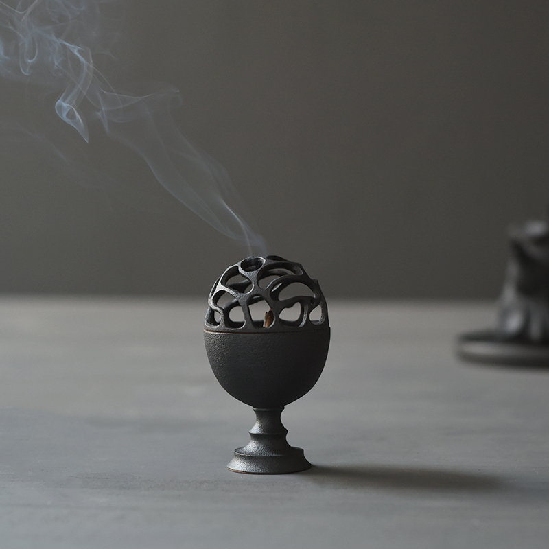 Poly real scene of jingdezhen ceramic tea set accessories star darksteel fine carved incense buner TaoXiang tea accessories