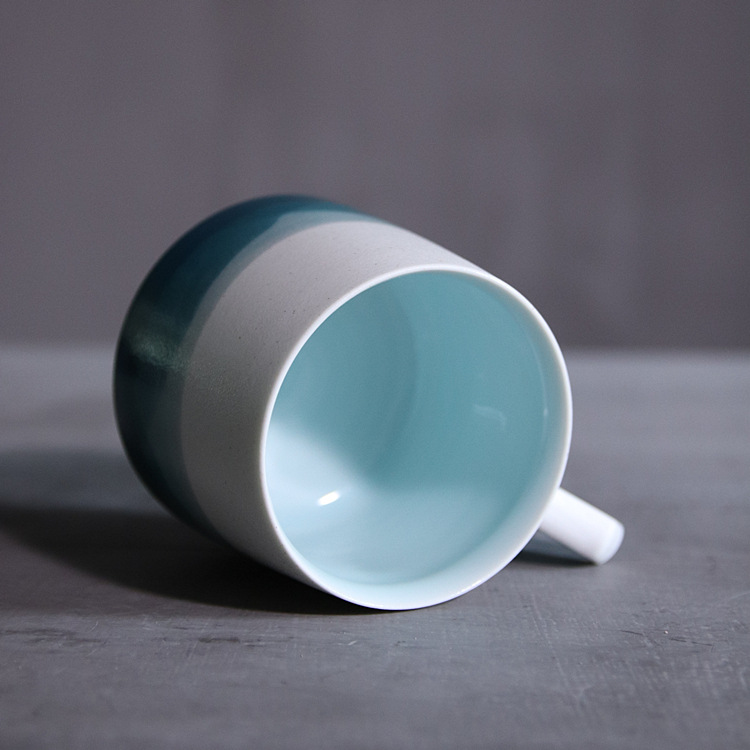 Poly real view jingdezhen ceramics by hand written picked mark cup, coffee cup enterprise LOGO customization