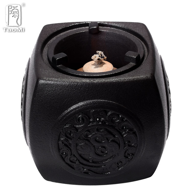 Gather charcoal stove charcoal household Japanese scene alcohol lamp based warm tea ware ceramic boiled tea stove flame is suing dry