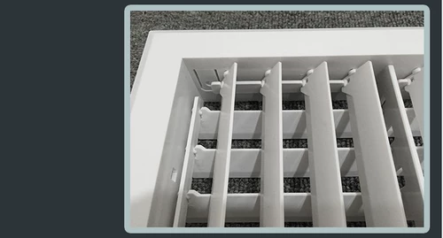 ABS может быть закрыт за раз, чтобы выключить квадратную розетку, центральный воздушный кондиционирование двойной слой может быть перенесен из выхода воздуха пластикового воздуха.