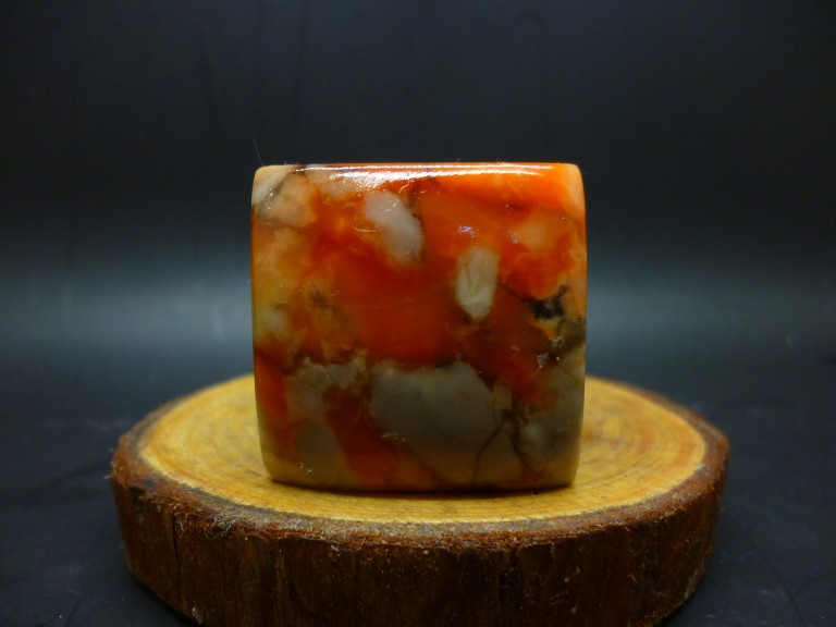 Qingtian orange red đông lạnh con dấu tự nhiên đá gốc đá đá khắc đá khắc chương quà tặng bạn bè sơn và thư pháp bộ sưu tập boutique m750 vòng tay đá phong thủy
