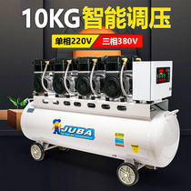Hurricane Air Compressor Large Silent Oil-free Air Compressor Spray Air Pump Air Compressor Industrial Class 380V Petrol Repair