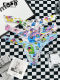 Trendy Cool Channel [Go on a Date] Thin Ice Silk Men's Printed Thong Sexy U-Convex Butt-Lifting T-String Underwear