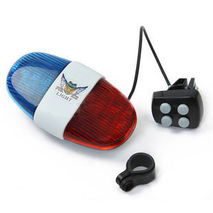 Bike electronic bell-pan four-tone electric horn bell-bell bike light flashing light bell bike gear