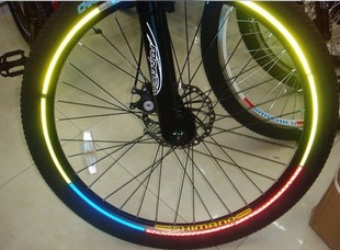 Special Price Reflective Bike Wheel Sticker Wheel Reflective Patch Paper Bike sticker beampants with reflective tape