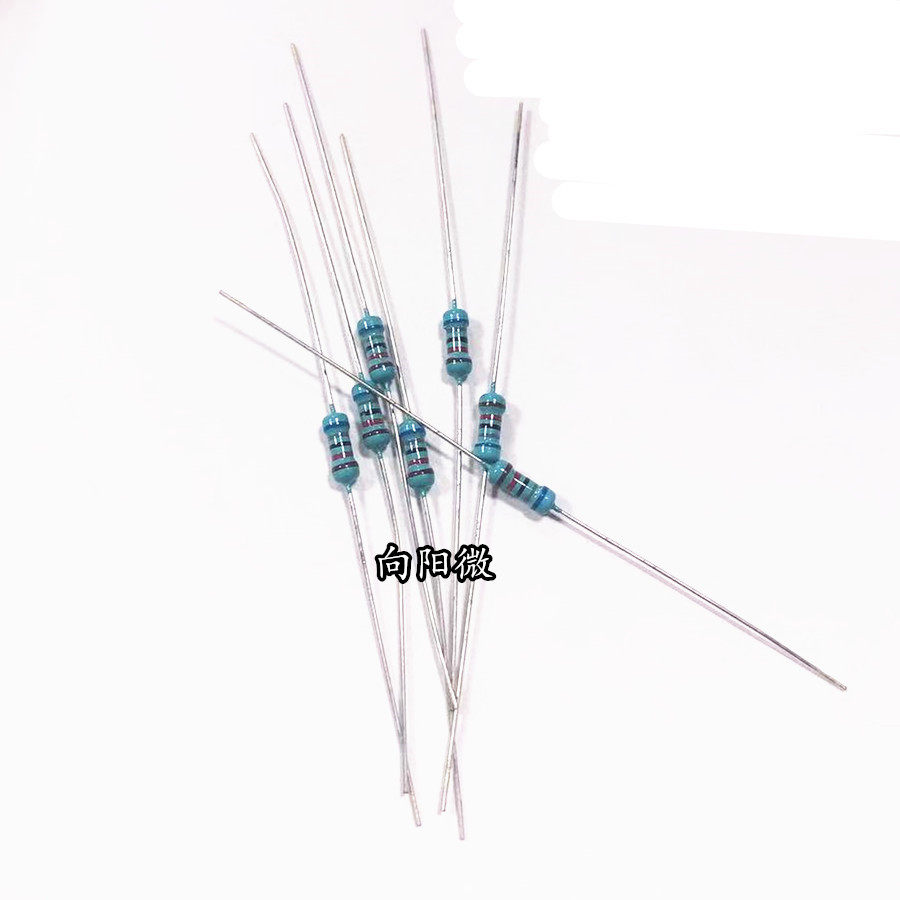 金属膜电阻 1/4W 1% 五色环 68千欧 68K 一种阻值100只1.5元