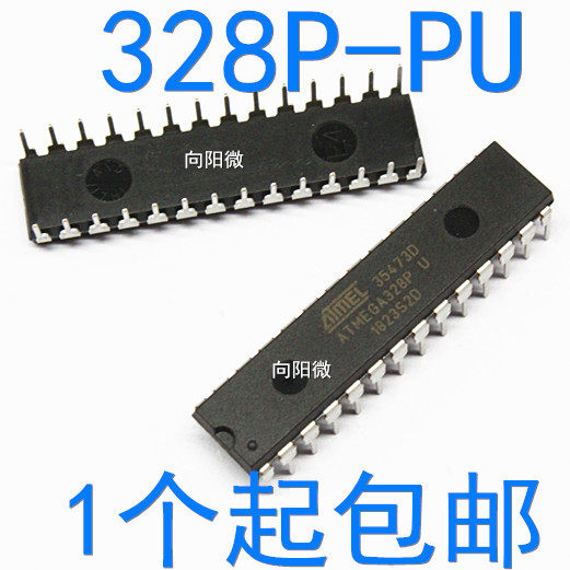 全新原装进口 ATMEGA328P-PU 8位微控制器 AVR 32K闪存 直插DIP28