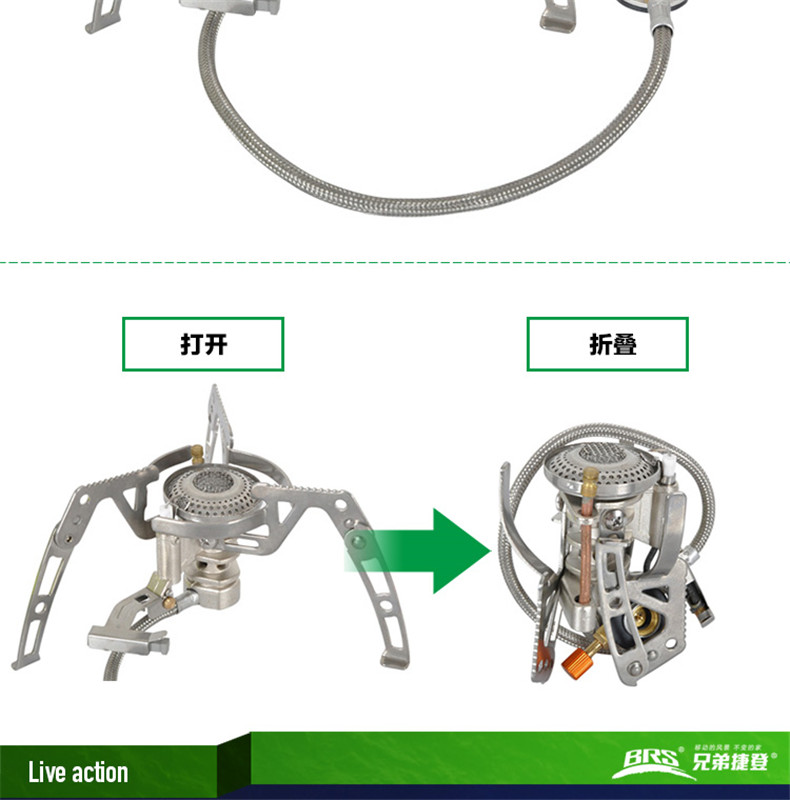 Brother BRS-6 tích hợp bếp chống nóng Bếp dầu Alps Bếp lò cắm trại bếp gió cao độ cao - Bếp lò / bộ đồ ăn / đồ nướng dã ngoại bếp dã ngoại đa nhiên liệu