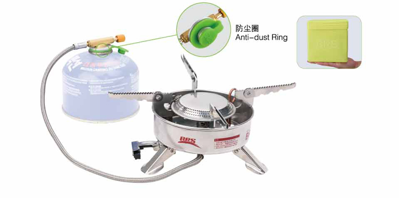 Brother BRS-10 Lò sưởi lớn Lò đốt gas hóa lỏng Bếp lò lớn đa năng - Bếp lò / bộ đồ ăn / đồ nướng dã ngoại bán bếp ga mini