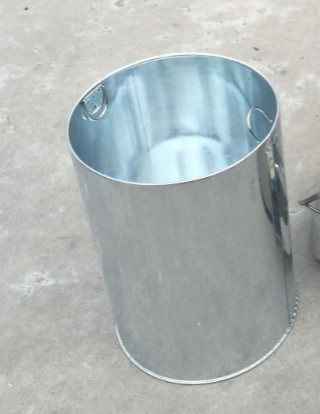 Outdoor Trash Can Inner Barrel Liner Custom Dustbin Inner Liner Stainless Steel Liner Galvanized Sheet Liner Set