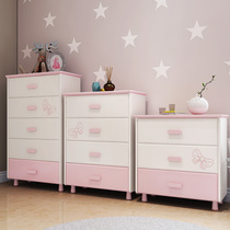 Childrens room three four chest of drawers girl full solid wood white princess Modern minimalist living room bedroom furniture locker