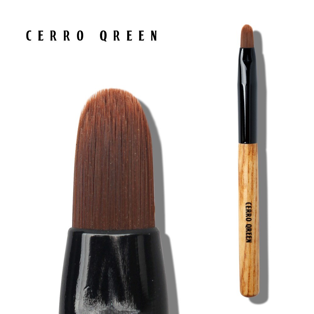 化妆刷制作 Cerro Qreen木质H系列纤细唇部唇刷  H17