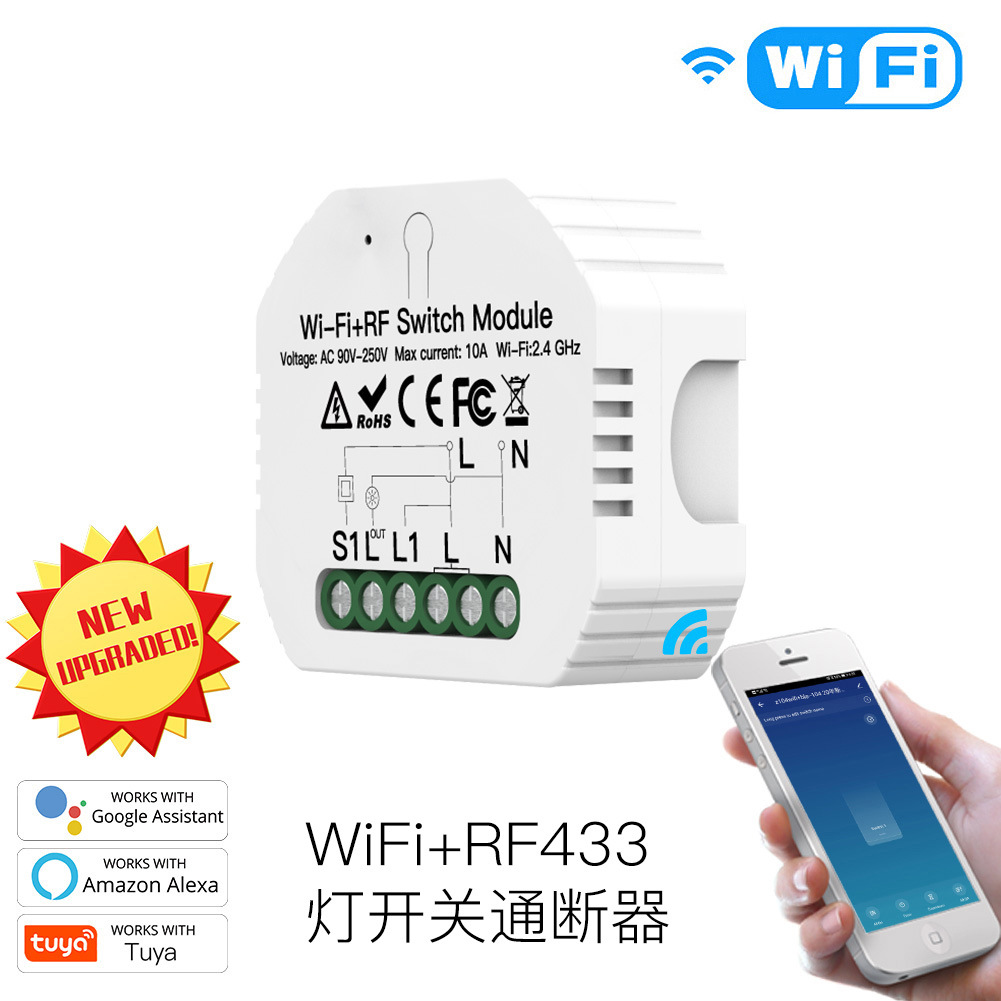 wifi smart switch, concealed smart switch, support speaker, Alexagoogle home