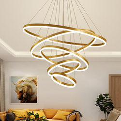 Ring chandelier Mijia Xiaoai smart modern simple Nordic creative Internet celebrity LED lamp living room lamp 2022 new style