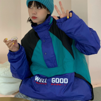 Good store meihaostore winter cotton clothes mens three-color stitching retro padded stormtrooper thickened jacket