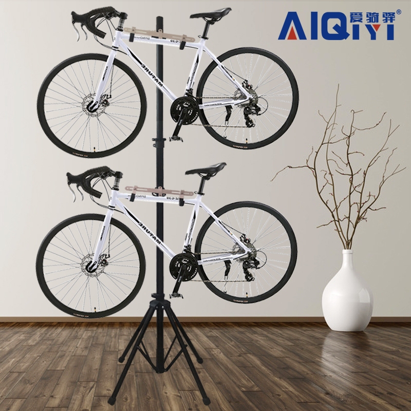 Aiqiyi Bicycle Rack Four-Legged Stand, Freestanding Vertical Parking Rack, Bicycle Display Rack