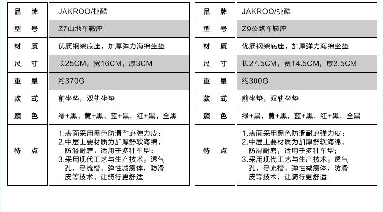 Selle de vélo JAKROO - Ref 2345384 Image 9