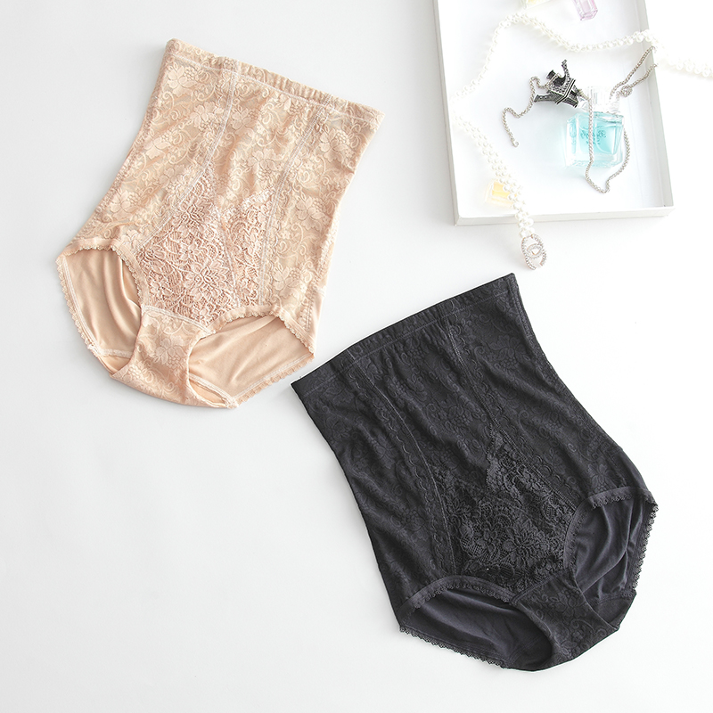 Taiwan High Waist Bunches Underpants Lady Lace casings Waistline Slim Fit the hip Beauty Body Triangle Pants Postpartum Shapopants