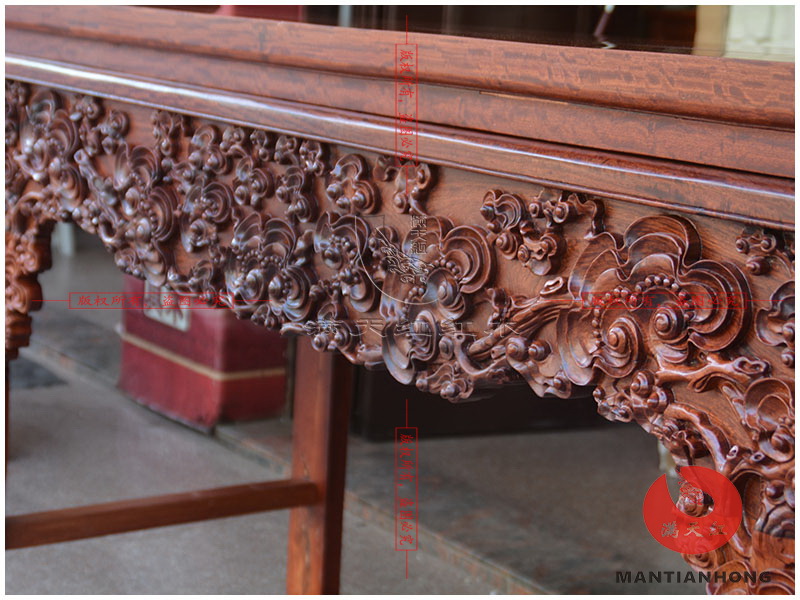Đồ gỗ gụ Miến gỗ hồng mộc Miến Điện Zhongtang bộ sáu mảnh Trung Quốc quả gỗ hồng lớn trường hợp tám bàn cổ tích Mới - Bàn / Bàn 	bàn ghế gỗ kiểu cổ điển	