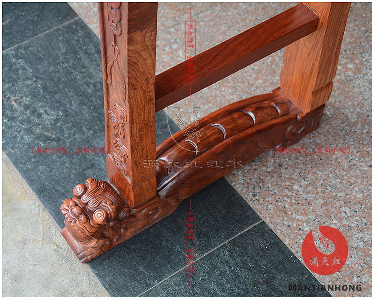 Nội thất gỗ gụ Authentic trường hợp gỗ hồng mộc Miến Điện trường hợp nhỏ Trái cây lớn gỗ hồng mộc trường hợp bàn đặc biệt - Bàn / Bàn bàn trà nhật