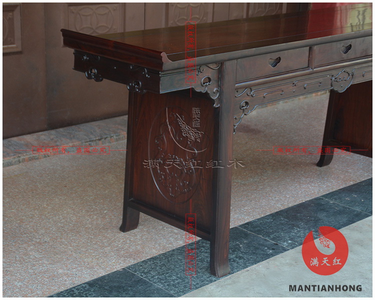 Bàn gỗ hồng mộc Mantianhong Lào (Sian rosewood) bàn đơn ván gỗ gụ retro đồ gỗ - Bàn / Bàn mẫu bàn ghế đẹp