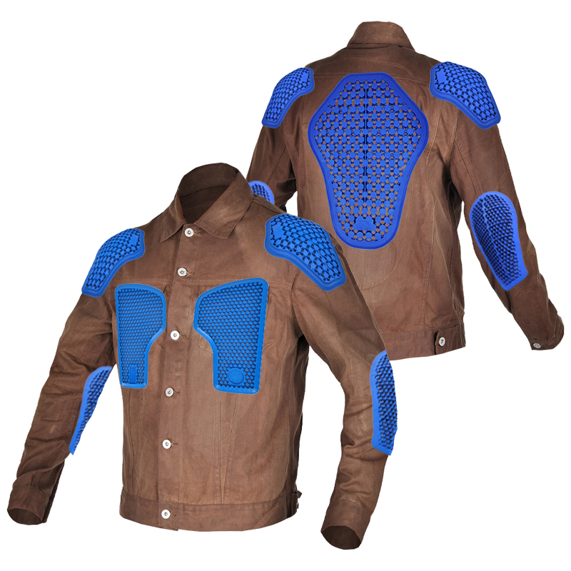 Volero American Retro Heavy Oil Wax Jacket Motorcycle Riding Clothing Ame-Style Waxed Motorcycle Jacket