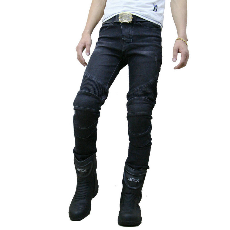 Quần jean xe máy chính hãng VOLERO cưỡi đầu xe đua Slim-Proof chống rơi quần đua - Xe máy Rider thiết bị gang tay di xe may