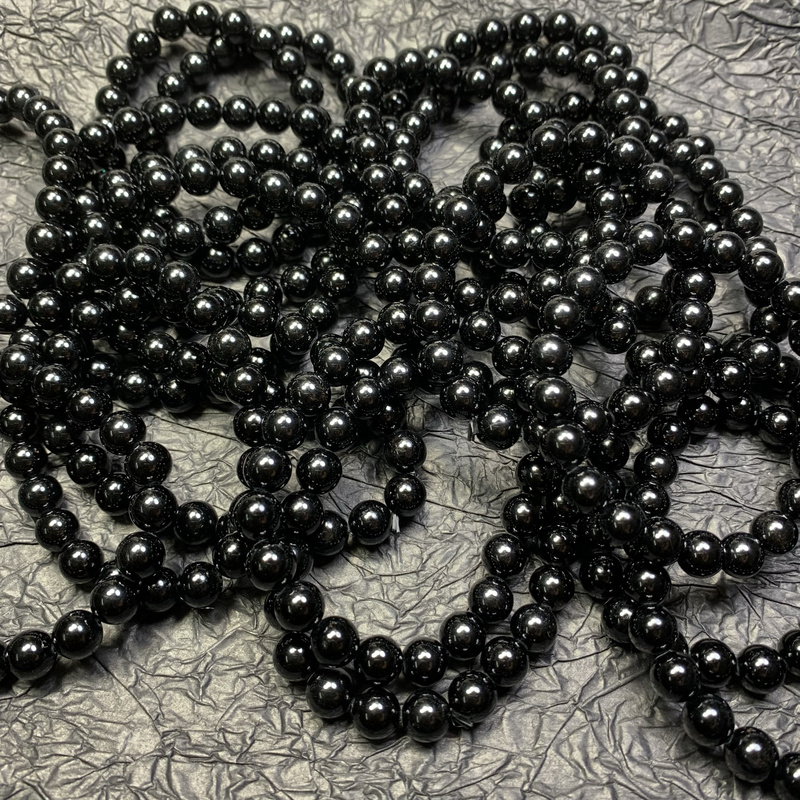 7S Black Tourmaline Bracelet Black Tourmaline Bracelet Black Tourmaline Bead Bracelet 8-12mm 7S Black Tourmaline Bracelet Black Tourmaline Bracelet Black Tourmaline Bead Bracelet 8-12mm