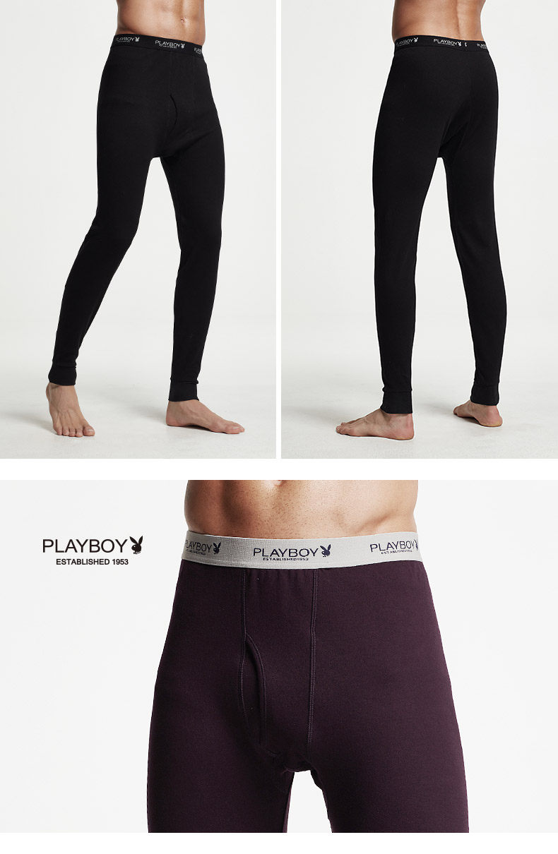 Pantalon collant PLAYBOY simple en coton - Ref 774401 Image 18