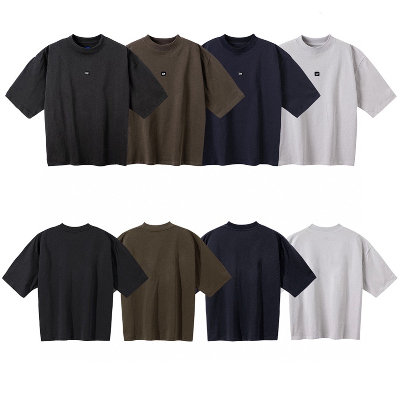 Kanye Yeezy Three-Party Collaboration Peace Dove Small Logo Short-Sleeve High Street Loose Retro Unisex T-Shirt