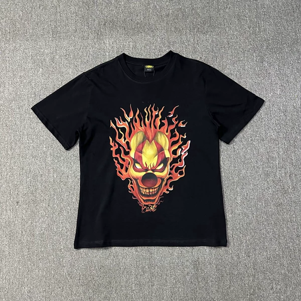 Футболка Corteiz Demon Island Bomb Waste Poster Drill Street Tide Sniper Blocks Loose Men and Women Short-sleeved T-shirts