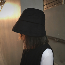 Cai Xiaofat Frosty Wind Cover Fisherman Hat Womens Spring Autumn Winter Day Department Canvas Windproof Bucket Hat Street Students 100 hitch