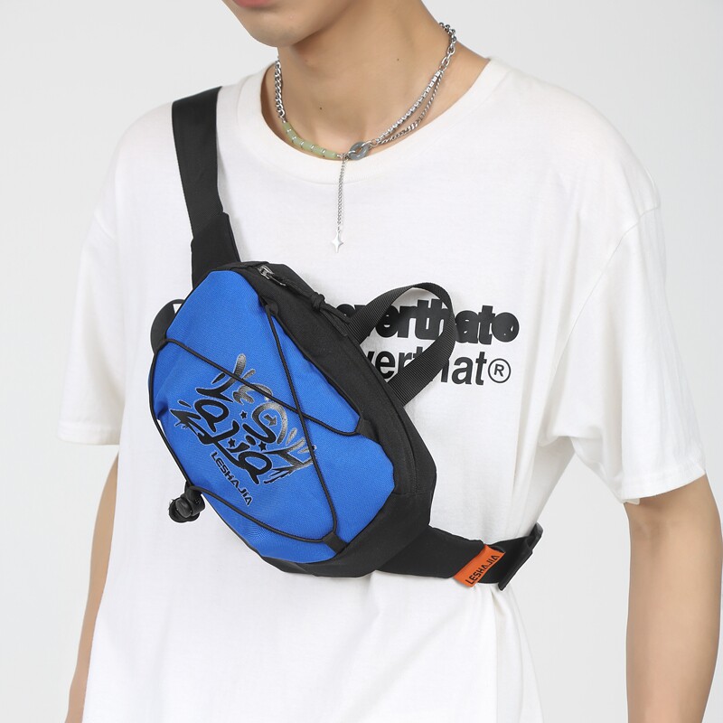 Tide Signs Day Ensemble Chest Bag Men Ins briefs Small satchel Single shoulder bag Girl Casual Purse student Shoulder Bag Diagonal Satchel