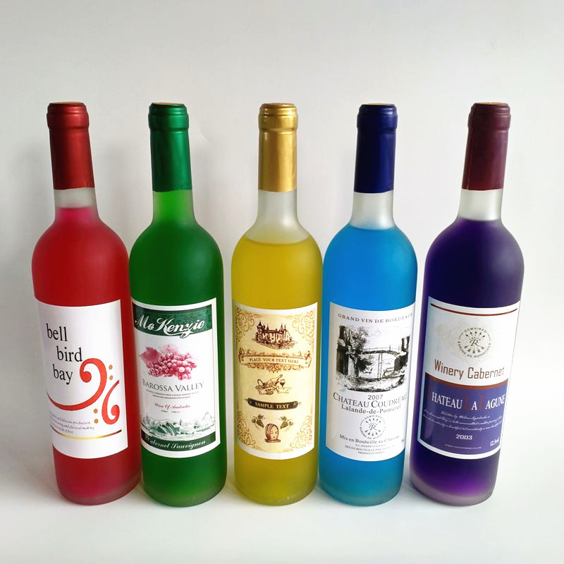 Emulation France upscale red wine bottle decorated Ocean wine bottle Wine Prop Bar Furnishing collection Decent Board Room Hem