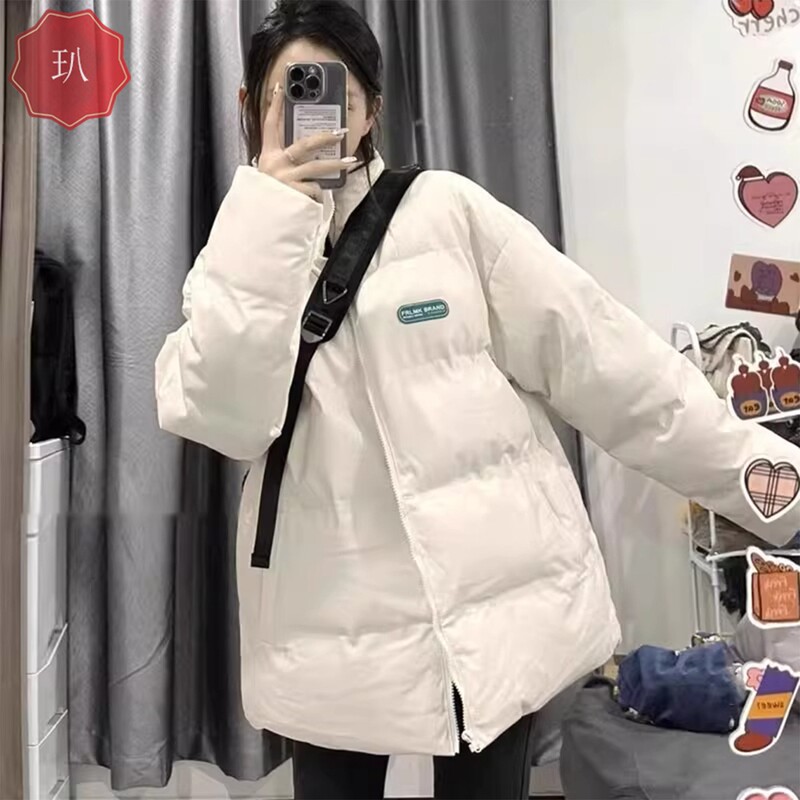 2025 Korean Version of Winter High-End down Jacket for Women, Slim and Not Bulky, Casual Student Cotton Jacket, Super Stylish 2025 Korean Version of Winter High-End down Jacket for Women, Slim and Not Bulky, Casual Student Cotton Jacket, Super Stylish