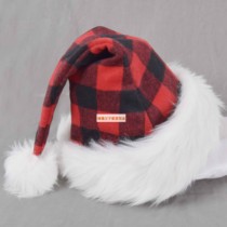 Classic Red Black Plaid Christmas Cap Christmas Gift Adults Christmas Decorations Christmas