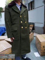 Old-fashioned 87 school official horse pants coat old-fashioned cadre wool coat 87 military green horse pants coat