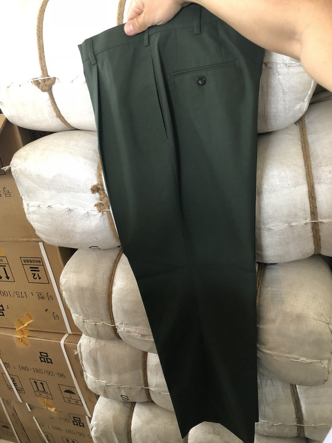 Polyester land A summer pants pine branch green summer pants men's new summer pants olive green summer clothes military fan pants