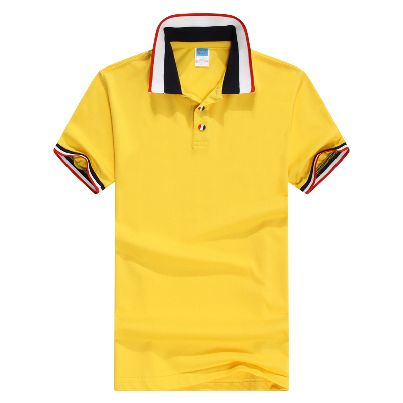 Áo phông tùy chỉnh văn hóa quảng cáo thể thao Áo sơ mi POLO tùy chỉnh dịch vụ nhóm du lịch mùa hè công việc in ấn kinh doanh logo áo polo nam