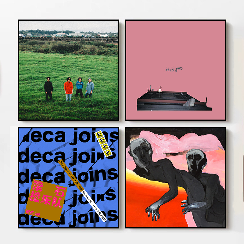Deca Joins Hanging Painting Album Cover Poster Decorative Painting Folk Rock Music Bar Music Restaurant Mural