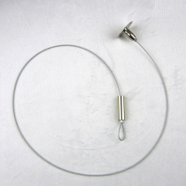 Clothing props wire wire without rim ring Clothing hanging on the top decoration personality wire rope hook chain