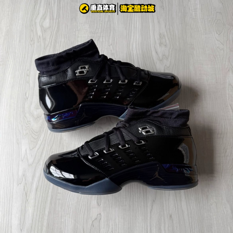 Air Jordan 17 Black Patent Black Jordan 17 High-Top Basketball Shoes Iv7640-001 Air Jordan 17 Black Patent Black Jordan 17 High-Top Basketball Shoes Iv7640-001