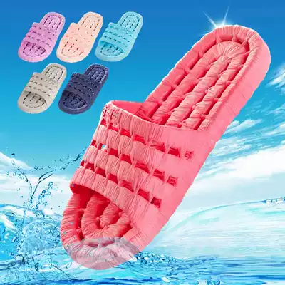 Slippers Women Indoor couples slippers wear non-slip summer men's home soft bottom bathroom home Bath home cool