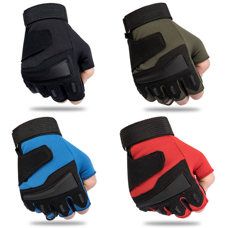 Glove Male Fitness Riding Truffle Finger training Locomotive Spring Summer Outdoor Special Soldier Tactical Semi-Finger Gloves