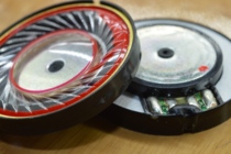 DIY head-mounted 40MM Kelixin original headphone fever speaker real copper ring red film unit hifi sound quality