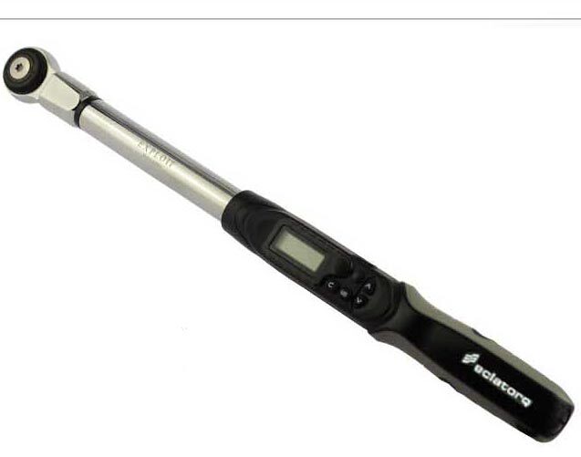 Taiwan 17-340NM electron digital torque wrench 1 2 Rainbox convertible header torque torque WEC4-340AN